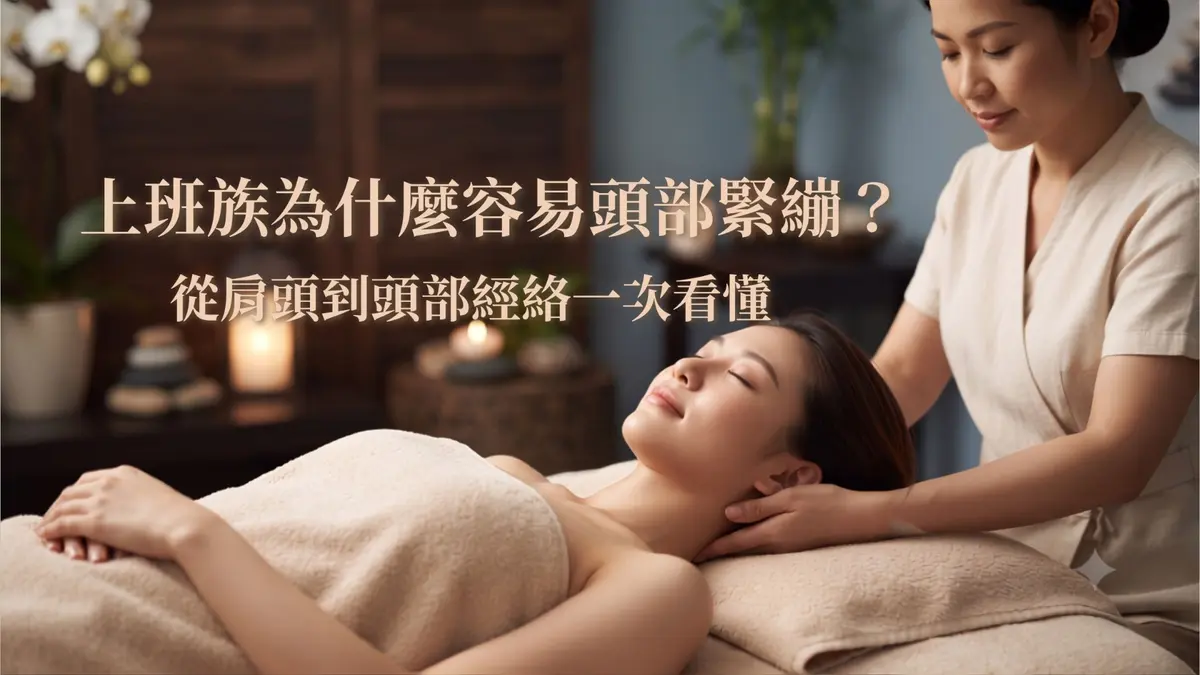 上班族為什麼容易頭部緊繃?從肩頸到頭部經絡一次看懂-圖1